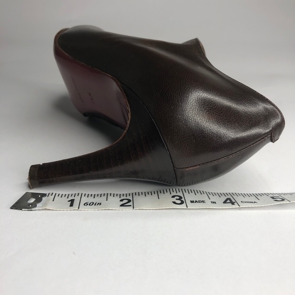 L’Autre Chose Brown Leather Booties 36.5 6.5 - Picture 12 of 13